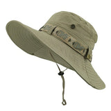TACVASEN Army Men Tactical Sniper Hats Fish Bucket Hats Boonie Hat