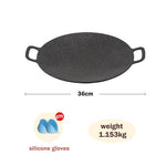 Tanxianzhe Outdoor Camping Grill Plate Korean Barbecue Plate Barbecue