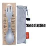 TiTo Outdoor Camping Picnic titanium Spoon Tableware titanium alloy