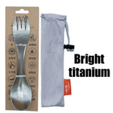 TiTo Outdoor Camping Picnic titanium Spoon Tableware titanium alloy