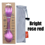TiTo Outdoor Camping Picnic titanium Spoon Tableware titanium alloy