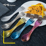 TiTo Outdoor Camping Picnic titanium Spoon Tableware titanium alloy