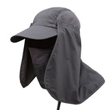 Unisex Sun Protection Hat UV Protection Face Neck Flap Sun Cap Face