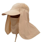 Unisex Sun Protection Hat UV Protection Face Neck Flap Sun Cap Face