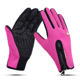 VEQKING Touch Screen Windproof Outdoor Sport Gloves,Men Women Winter