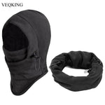 VEQKING Winter Windproof Hiking Caps,Men Warm Thermal Fleece Balaclava