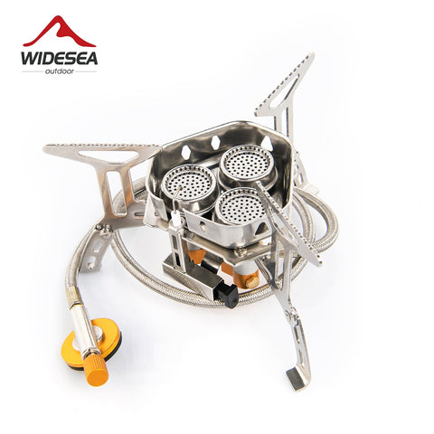 Widesea Camping Tourist Burner Big Power Gas Stove Cookware Portable