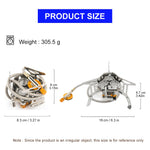 Widesea Camping Tourist Burner Big Power Gas Stove Cookware Portable