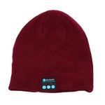 Winter Bluetooth USB Rechargeable Music Headset Warm Knitting Beanie
