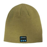 Winter Bluetooth USB Rechargeable Music Headset Warm Knitting Beanie