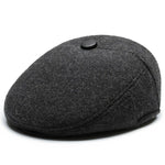 Winter Newsboy Hat With Earflaps Beret Dad Hat Winter Warm Hats for