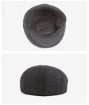 Winter Newsboy Hat With Earflaps Beret Dad Hat Winter Warm Hats for