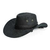Women Men Western Cowboy Hat Unisex Riding Cap Accessory Fashion Wide