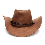 Women Men Western Cowboy Hat Unisex Riding Cap Accessory Fashion Wide
